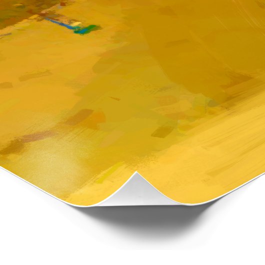 Poster Peinture numérique de Bucarest (Coin)