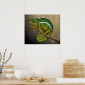 Poster Peinture numérique Panther Chameleon (Cuisine)