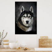 Poster Peinture numérique sibérienne puissante (Cuisine)