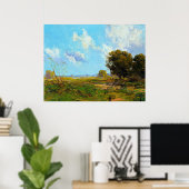 Poster Peinture Onderdonk, Fin après-midi (Bureau à domicile)