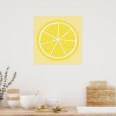 Poster peinture orange (Cuisine)