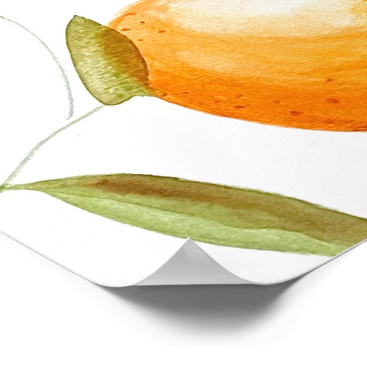 Poster Peinture Orange Grove (Coin)