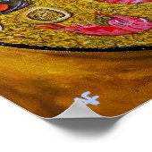 Poster Peinture Paella De Marisco par Alfred Fox (Coin)