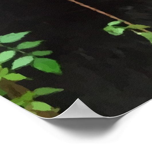 Poster Peinture Panda (Coin)