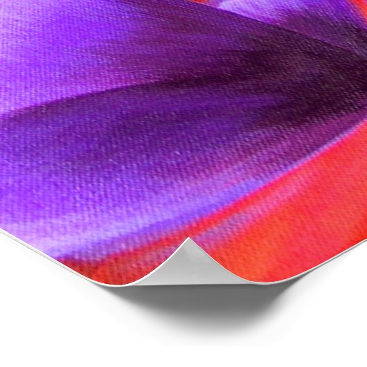 Poster Peinture papillon - Multi (Coin)