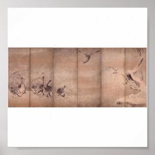 Poster Peinture par Miyamoto Musashi, C. 1600's