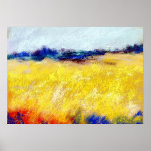 Poster Peinture Paysage impressionniste