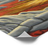 Poster Peinture paysagère canadienne Ours Imprimer (Coin)