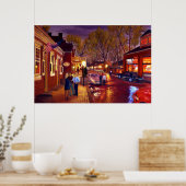 Poster Peinture paysagère de Saint Charles Cityscape Oil (Cuisine)