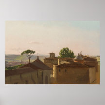 Peinture paysagère vintage