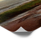 Poster Peinture phare vintage (Coin)