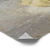 Poster peinture rose (Coin)