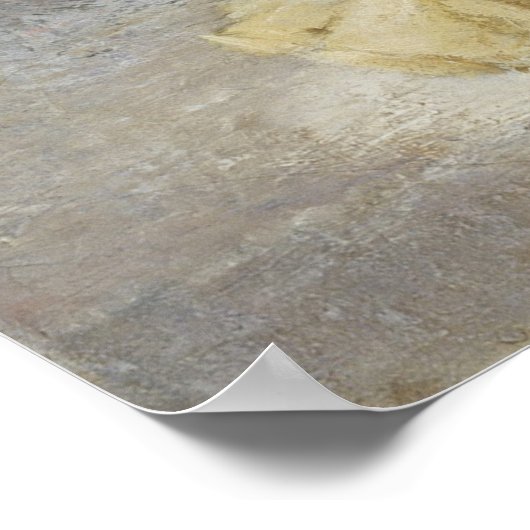 Poster peinture rose (Coin)