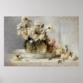 Poster peinture rose (Devant)