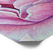 Poster Peinture Rose aquarelle de Pam Utton (Coin)