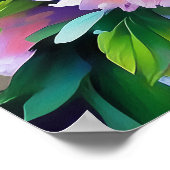 Poster Peinture rose Peony, Peonies Flower Wall Art (Coin)