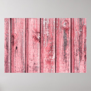 Poster Peinture rouge en bois de bureau texture. vieux, d