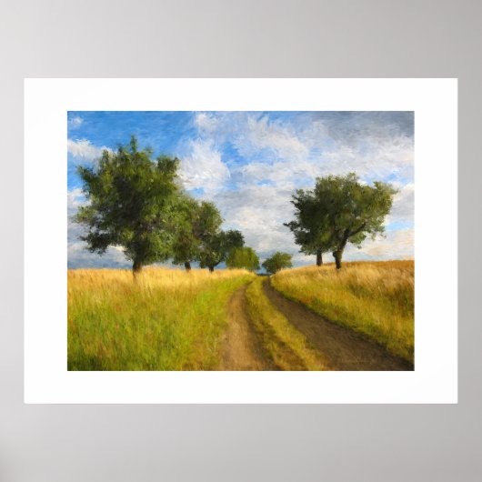 Poster Peinture routière (Devant)