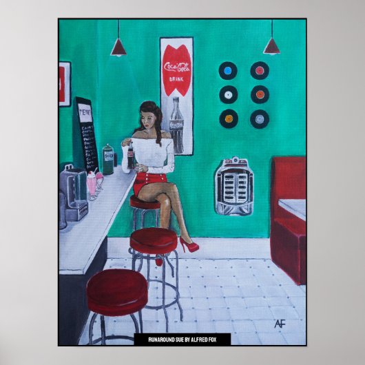 Poster Peinture Runaround Sue par Alfred Fox (Devant)