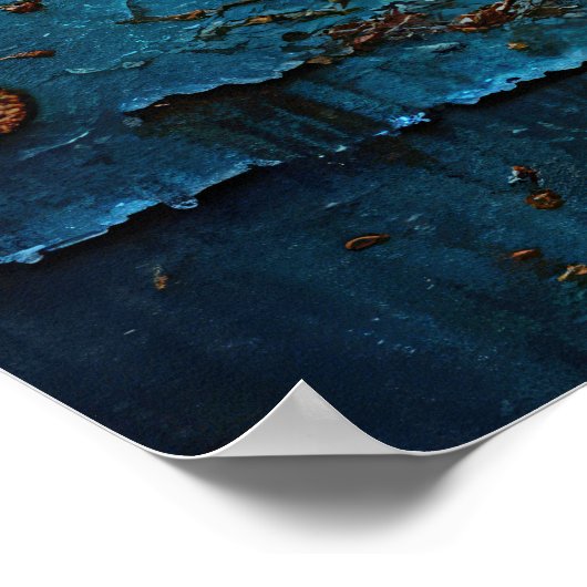 Poster Peinture, Rustique, Antique, (Coin)