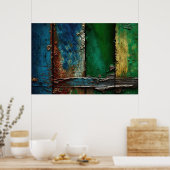 Poster Peinture, Rustique, Antique, (Cuisine)