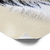 Poster Peinture Shetland Sheepdog - Jolie art original ch (Coin)