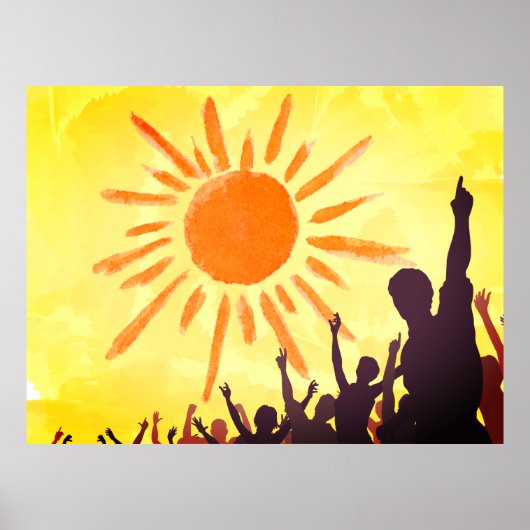 Poster peinture solaire (Devant)