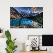 Poster Peinture sur la Moraine (Bureau à domicile)