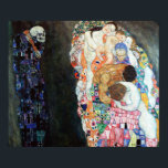 Poster Peinture sur la mort et la vie de Gustav Klimt (19<br><div class="desc">Peinture sur la mort et la vie de Gustav Klimt (1908)</div>