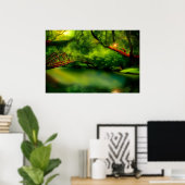 Poster peinture sur pont fluvial, (Bureau à domicile)