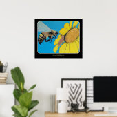 Poster Peinture sur une (Bureau à domicile)