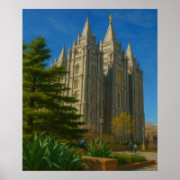 Peinture Temple Salt Lake #1™ LDS Wall Art