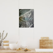 Poster Peinture texturale Abstraite (Cuisine)