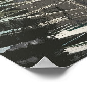 Poster Peinture texturale Abstraite (Coin)