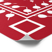 Poster Peinture tribale indienne. Warli Paintingart, indi (Coin)