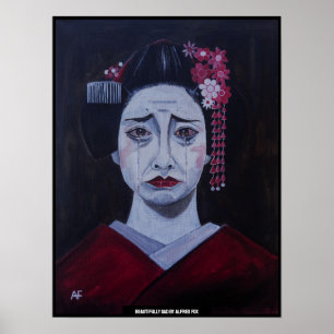 Poster Peinture tristement belle d'Alfred Fox