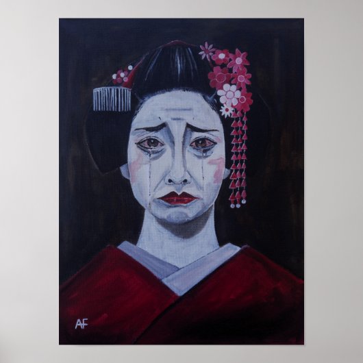 Poster Peinture tristement belle d'Alfred Fox (Devant)