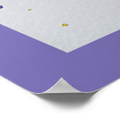 Poster Peinture Unicorne Suivez vos rêves Aquarelle (Coin)