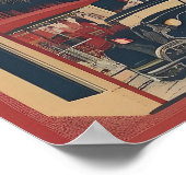 Poster Peinture vintage à Paris (Coin)