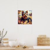 Poster Peinture vintage australienne Terrier (Cuisine)