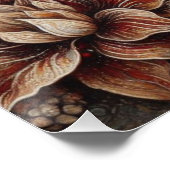 POSTER PEINTURE VISAGE BUDDHA #5 (Coin)