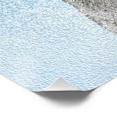 Poster Peinture Weimaraner - Joli art original chien (Coin)