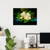 Poster Peintures classiques - Martin Johnson Heade impres (Bureau à domicile)