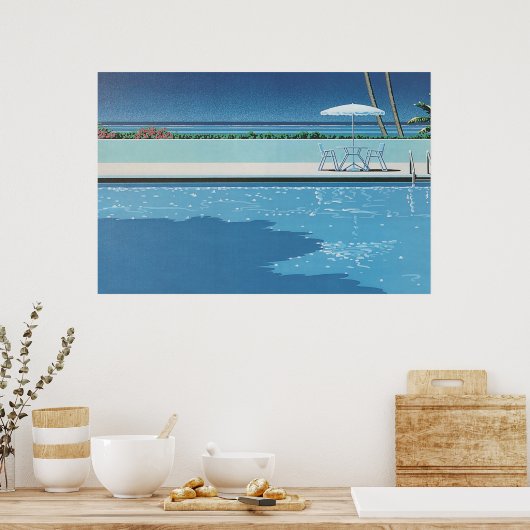 Poster peintures d'art hiroshi nagai (Cuisine)