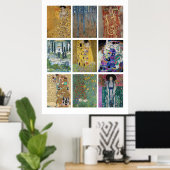 Poster Peintures de Gustav Klimt (Bureau à domicile)