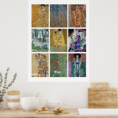 Poster Peintures de Gustav Klimt (Cuisine)