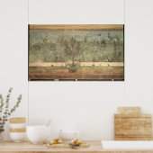 Poster Peintures de jardin de la "Villa de Livia" (Cuisine)