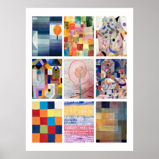 Poster Peintures de Klee (Devant)