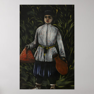 Poster Peintures du peintre géorgien Niko Pirosmani