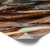 Poster Peintures et reliefs à l'huile de pâte incorporée. (Coin)